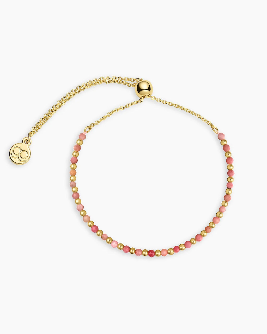 Natural Gemstone Beaded Bracelet - Rhodochrosite - Compassion