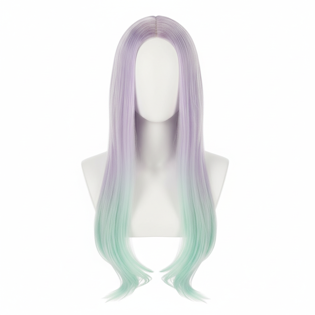 Ombre Gradient Long Cosplay Wig main
