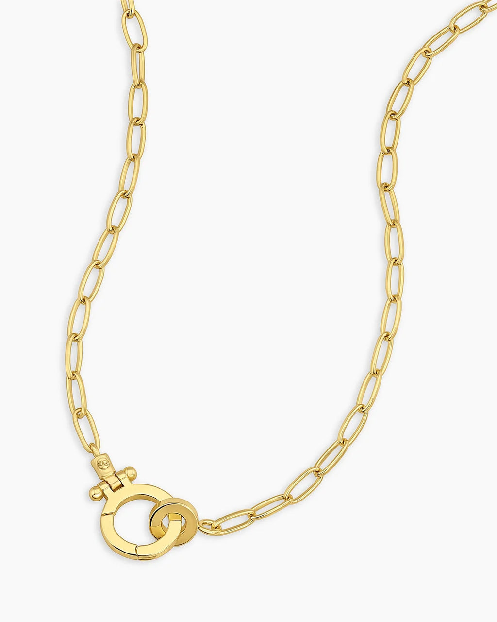 Parker Mini Necklace - 18K Gold Plated chain detail