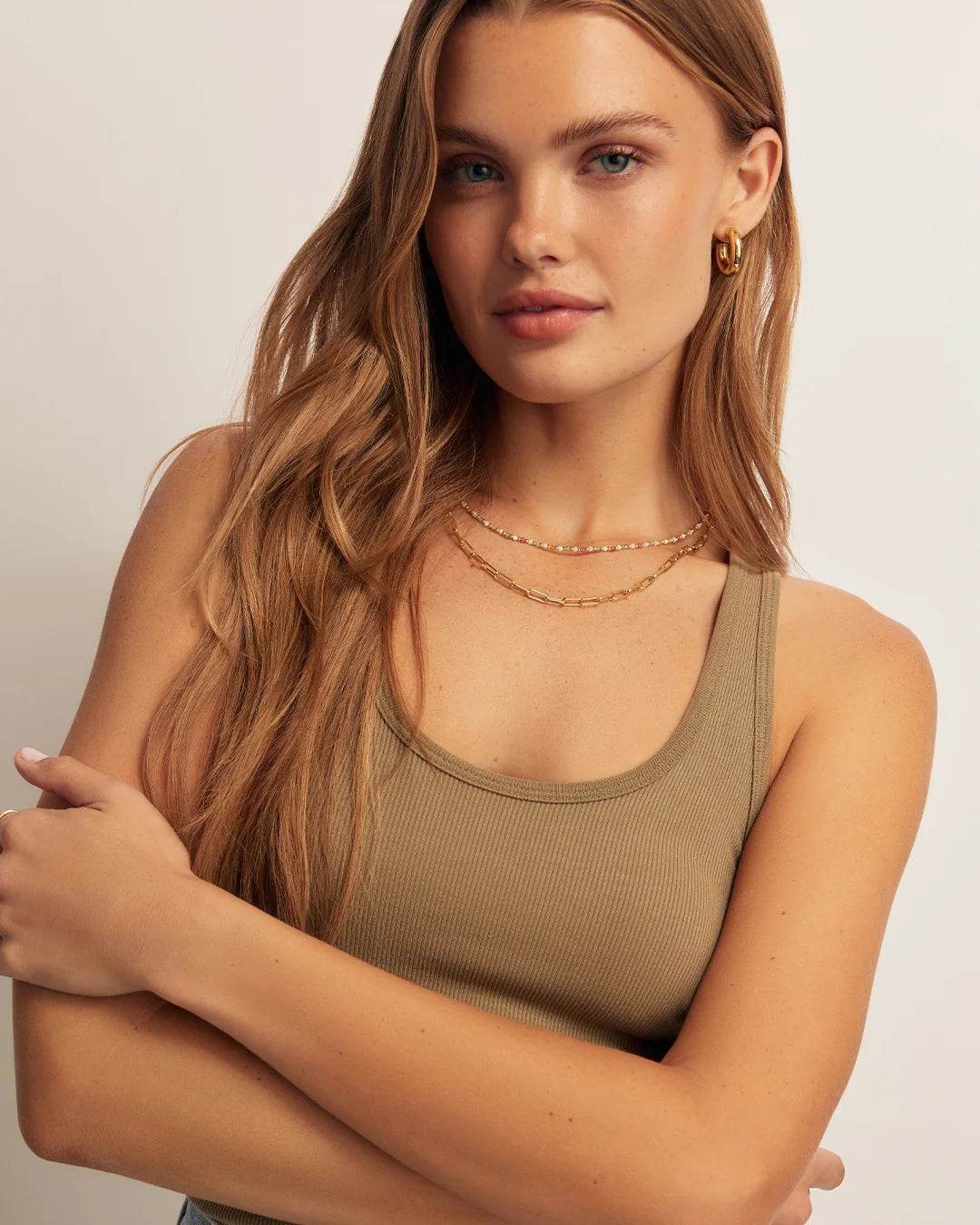 Parker Necklace in Gold - alternate view 1
