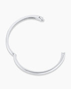 Paseo Cuff Silver Plated closure detail
