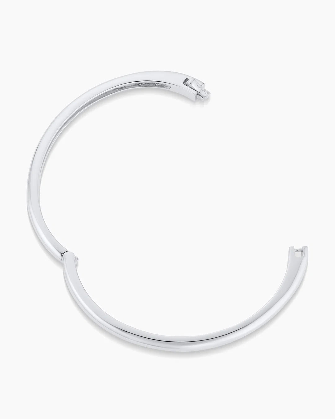 Paseo Cuff Silver Plated closure detail
