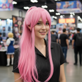 Long Ponytail Cosplay Wig model1