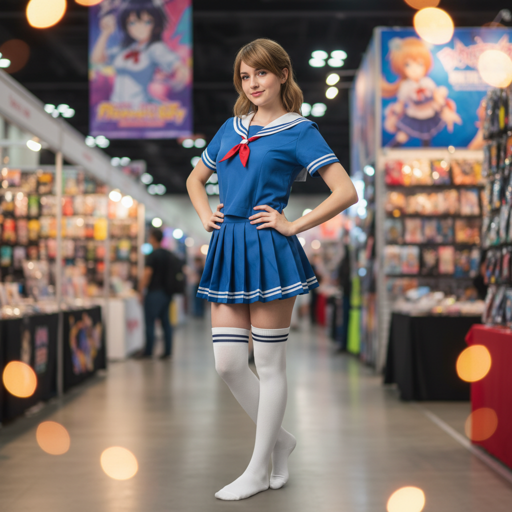 Thigh-High Cosplay Socks model2