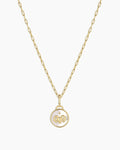 Vintage Zodiac Charm Necklace - Aries featured in 18K Gold Plated