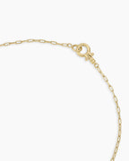 Vintage Zodiac Charm Necklace - Aries detail in 18K Gold Plated