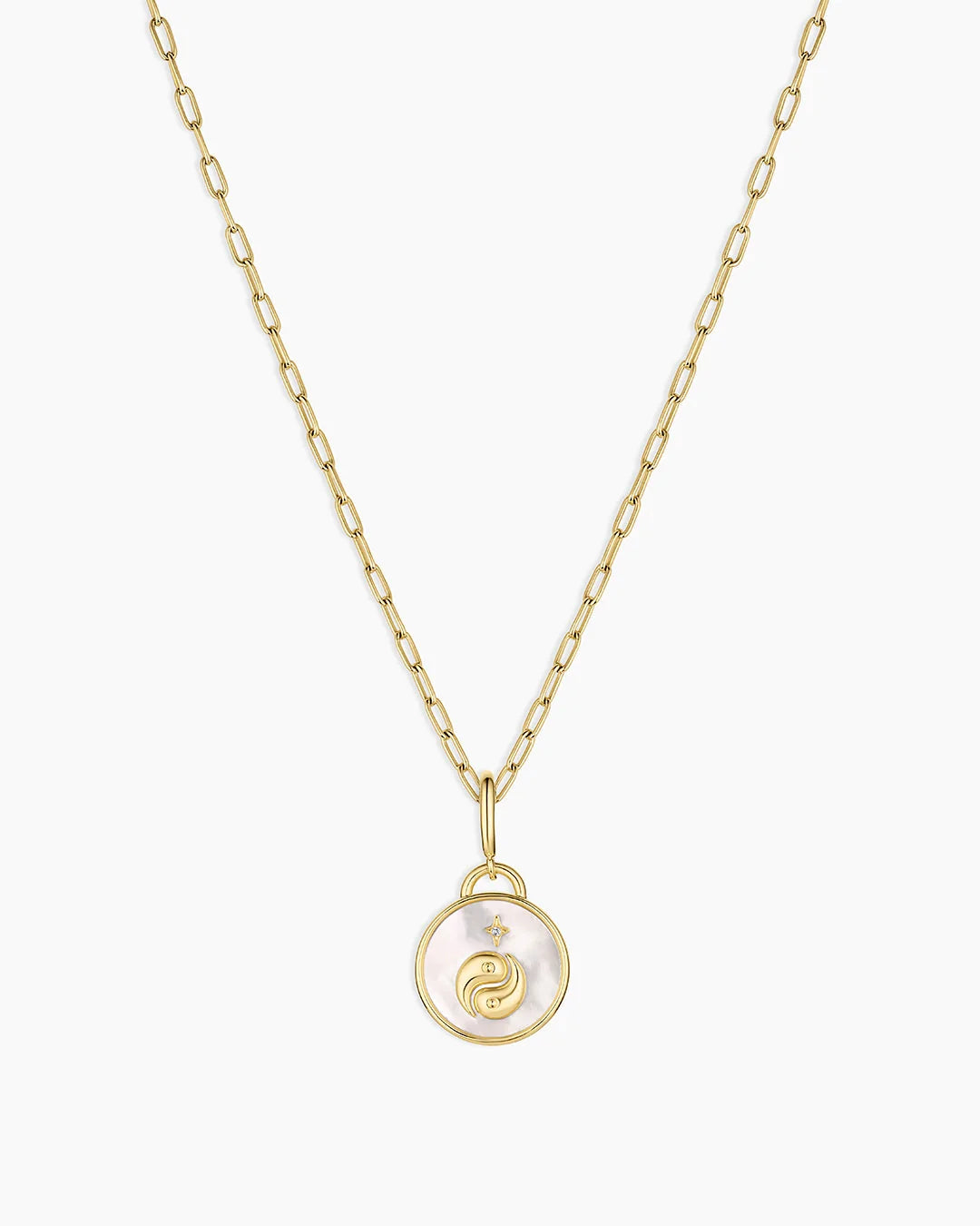 Vintage Zodiac Charm Necklace - Gemini featured in 18K Gold Plated