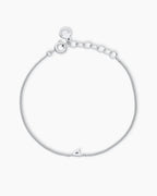 Wilder Mini Alphabet Bracelet - A featured in Silver Plated
