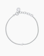 Wilder Mini Alphabet Bracelet - L featured in Silver Plated
