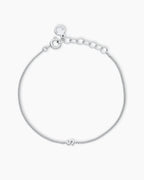Wilder Mini Alphabet Bracelet - S featured in Silver Plated