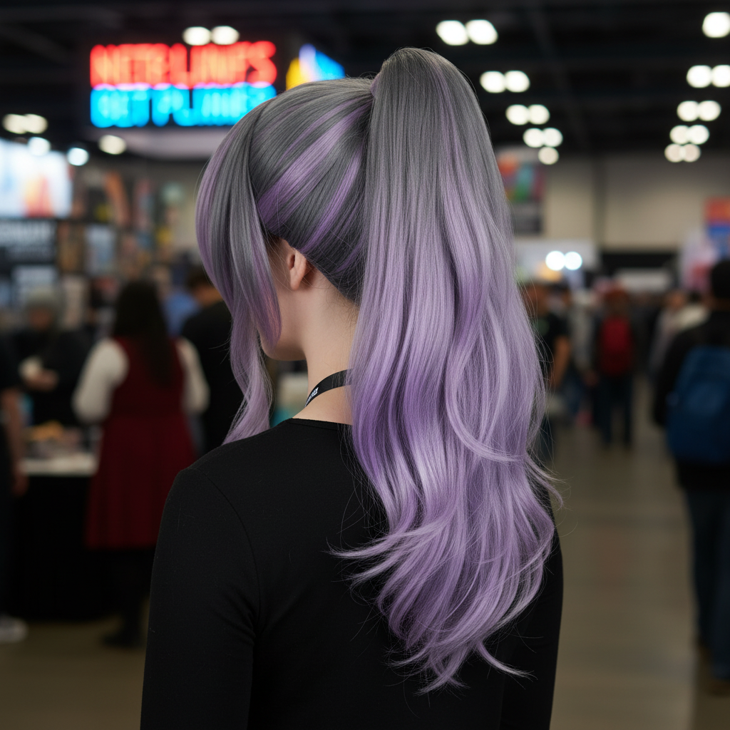 Wolf-Tail Cosplay Wig model2